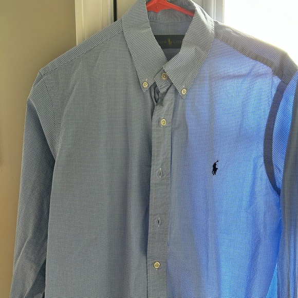 Men’s Long Sleeve Polo Button Down - Picture 1 of 3